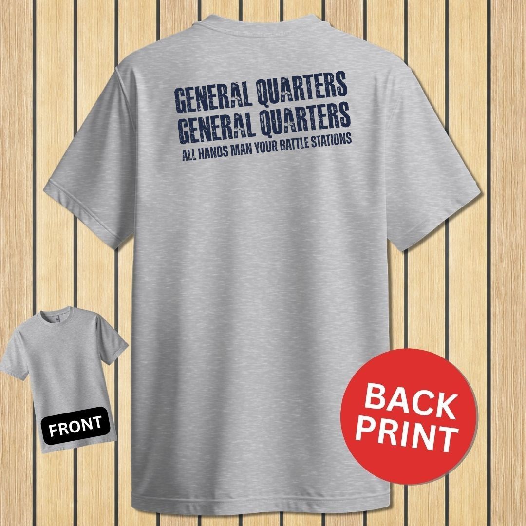 All Hands Man Your Battle Stations - Sport Grey