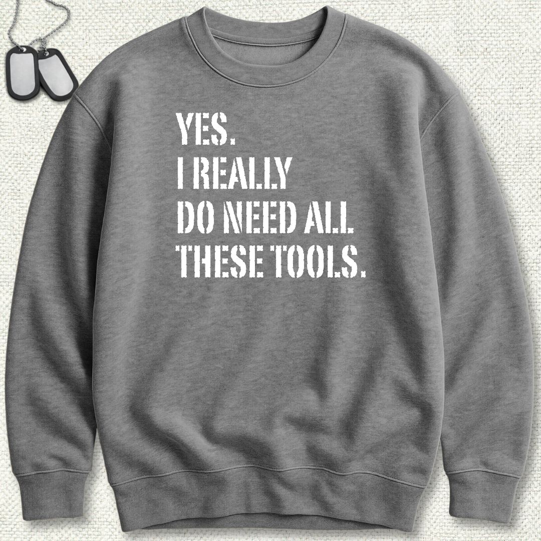 All These Tools Sweatshirt - Graphite Heather