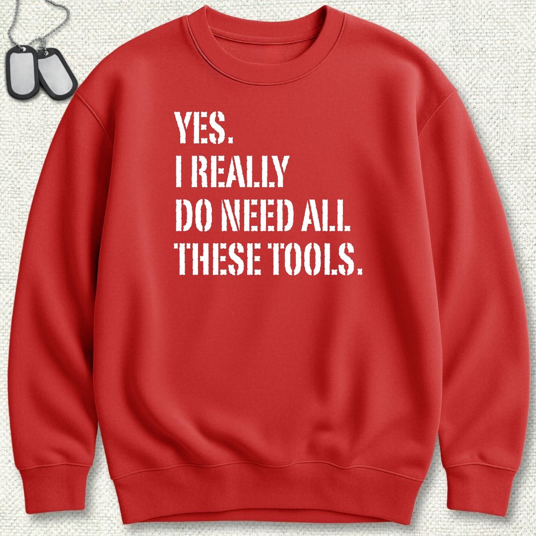 All These Tools Sweatshirt - Red