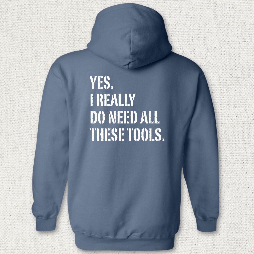All These Tools Hoodie - Heather Navy