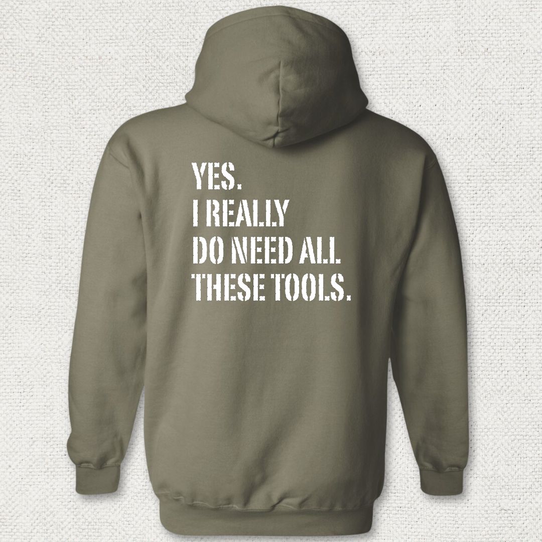 All These Tools Hoodie - Military Green