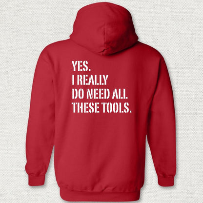 All These Tools Hoodie - Red