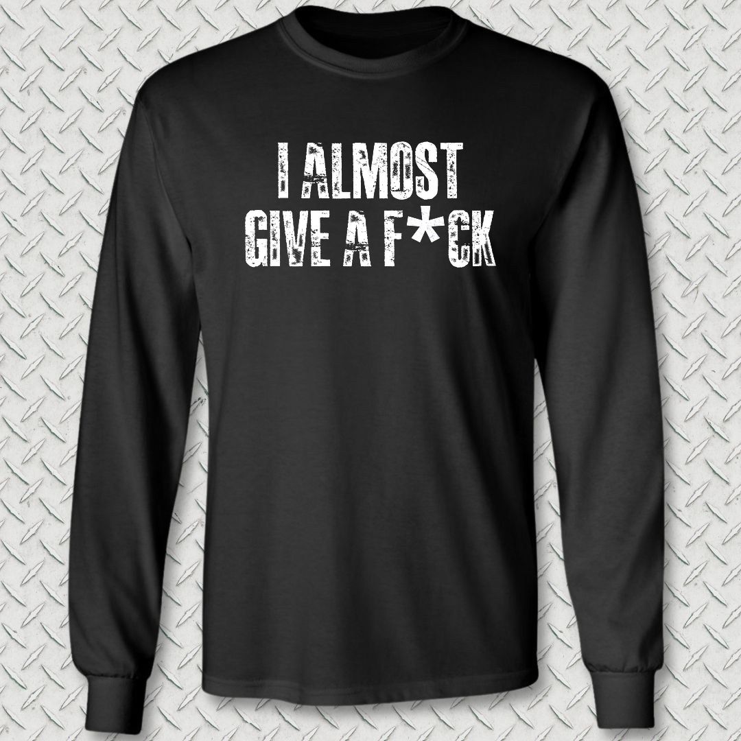 Almost Long Sleeve Tee - Black