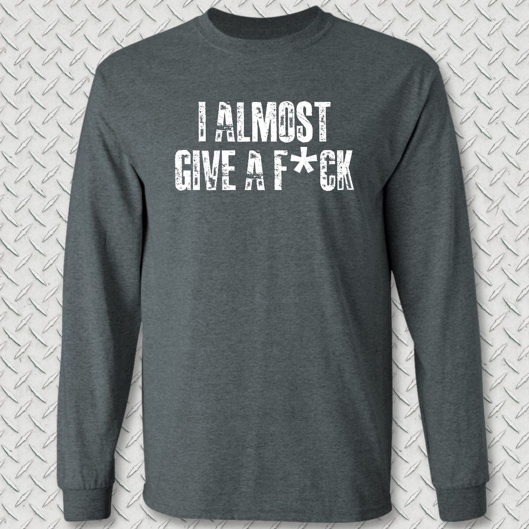 Almost Long Sleeve Tee - Dark Heather