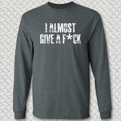 Almost Long Sleeve Tee - Dark Heather