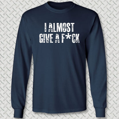 Almost Long Sleeve Tee - Navy