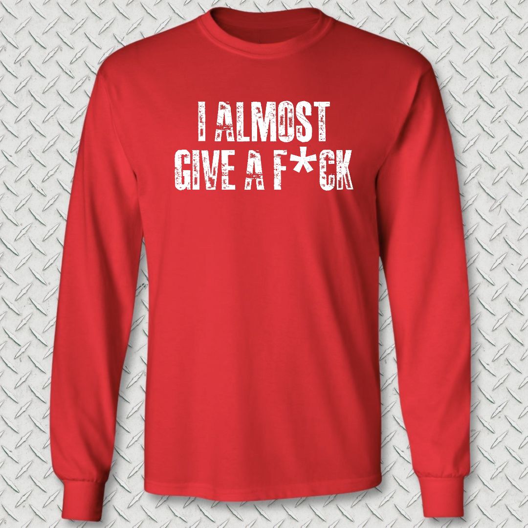 Almost Long Sleeve Tee - Red