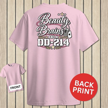 Beauty, Brains, and a DD-214 - DT - Pink