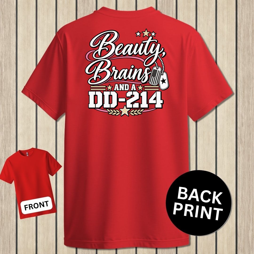 Beauty, Brains, and a DD-214 - DT - Red