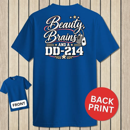Beauty, Brains, and a DD-214 - DT - Royal Blue