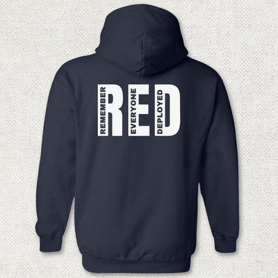 Big RED - Remember Everyone Deployed Hoodie