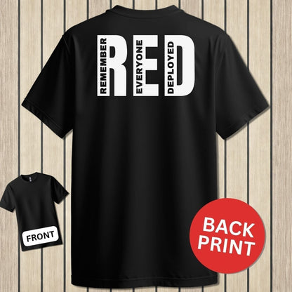 Big RED - Remember Everyone Deployed - Black