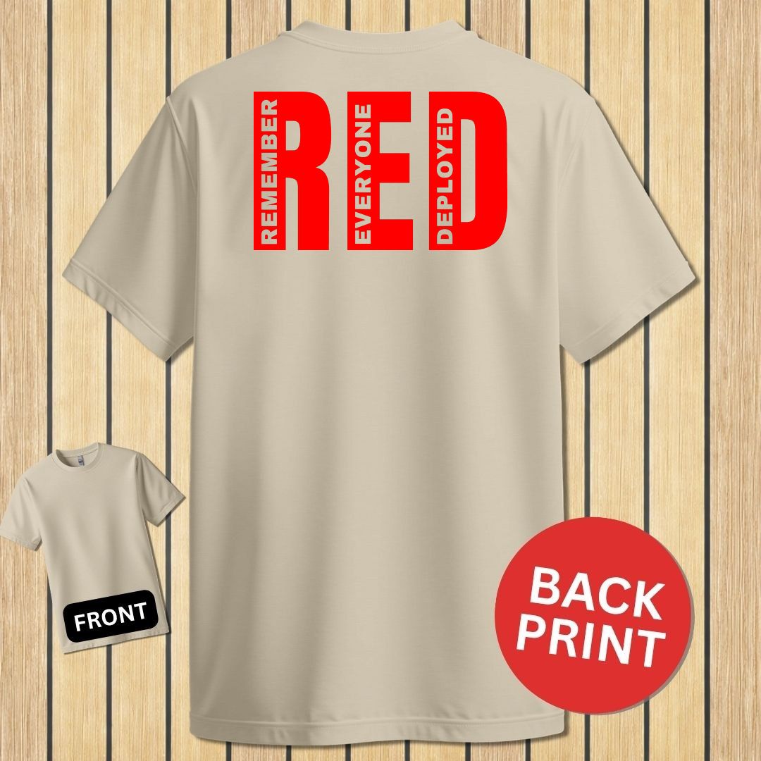 Big RED - Remember Everyone Deployed - Sand