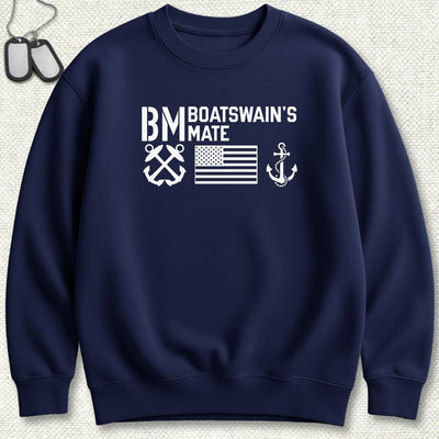 BM - Flag & Anchor Sweatshirt