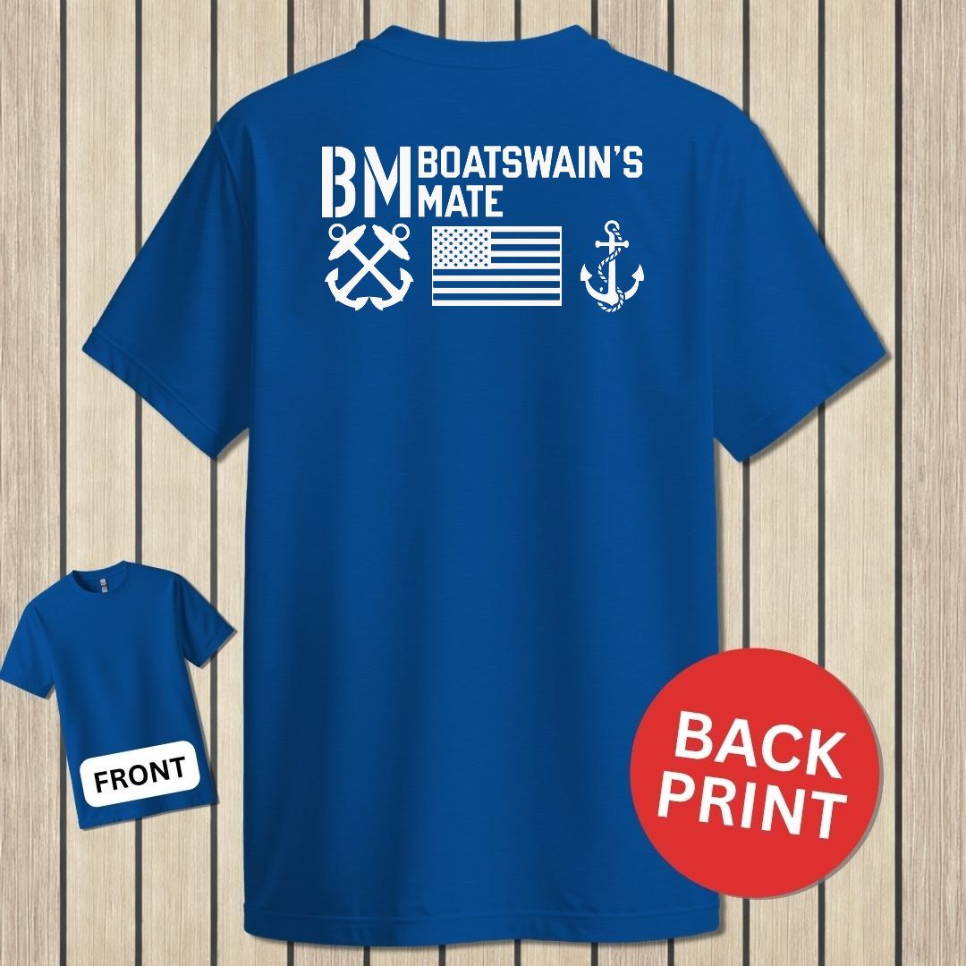 BM - Flag & Anchor - Royal Blue