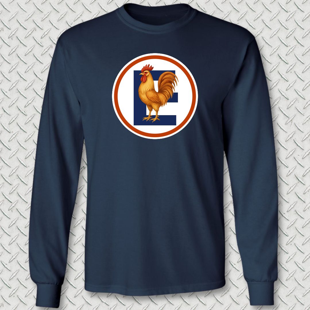 Boot Camp Big Chicken Long Sleeve Tee - Navy