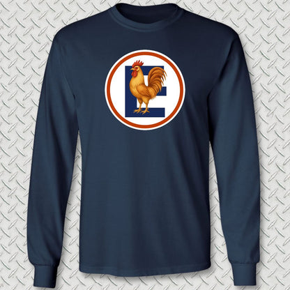Boot Camp Big Chicken Long Sleeve Tee - Navy