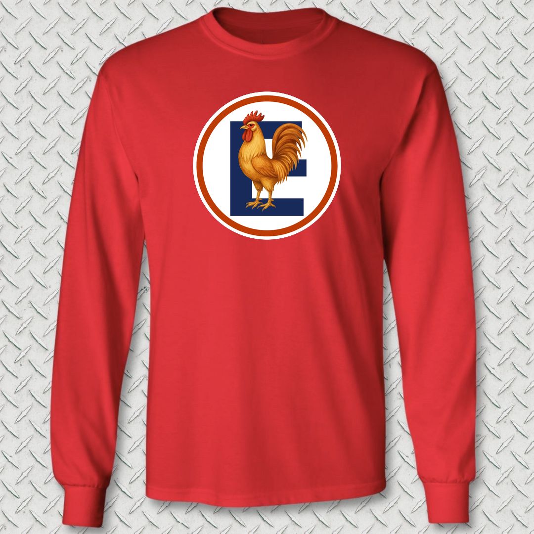 Boot Camp Big Chicken Long Sleeve Tee - Red