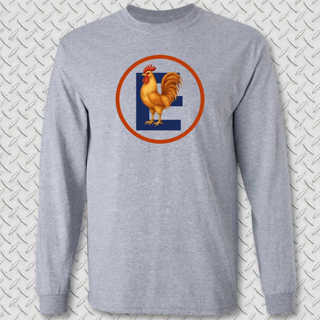Boot Camp Big Chicken Long Sleeve Tee - Sport Grey