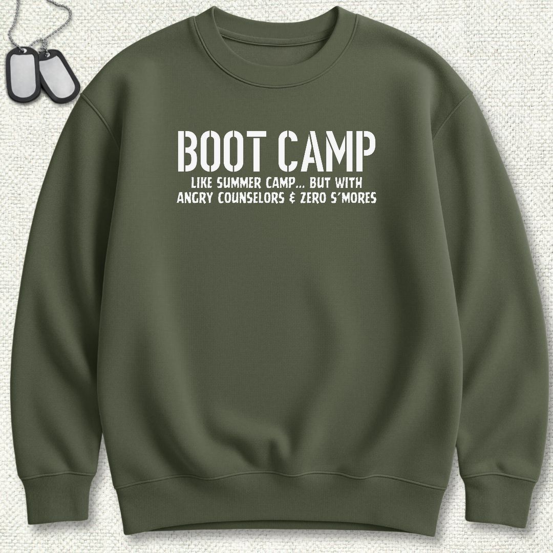 Boot Camp - Like Summer Camp Sweatshirt - Military Green