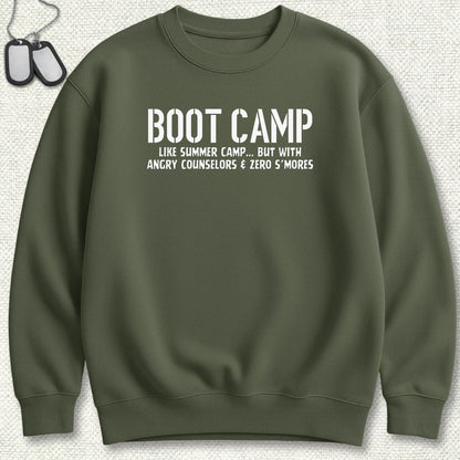 Boot Camp - Like Summer Camp Sweatshirt - Military Green
