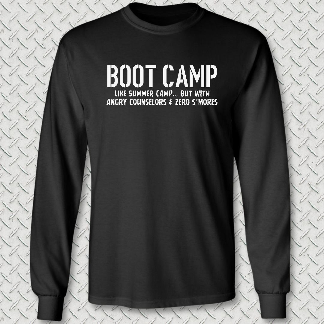 Boot Camp - Like Summer Camp Long Sleeve Tee - Black
