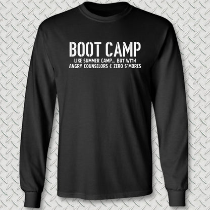 Boot Camp - Like Summer Camp Long Sleeve Tee - Black