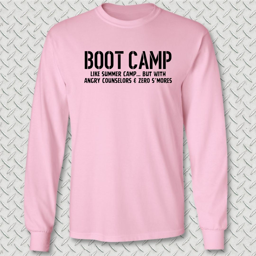 Boot Camp - Like Summer Camp Long Sleeve Tee - Pink