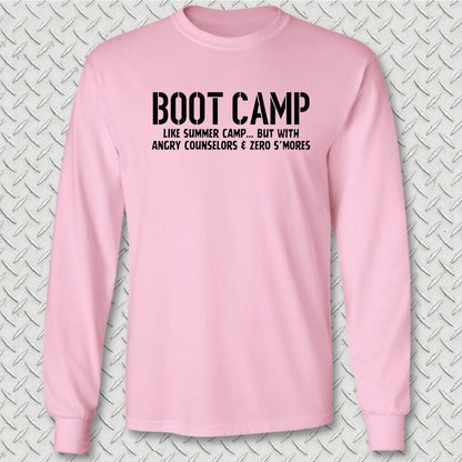 Boot Camp - Like Summer Camp Long Sleeve Tee - Pink