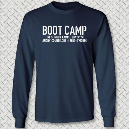 Boot Camp - Like Summer Camp Long Sleeve Tee - Navy