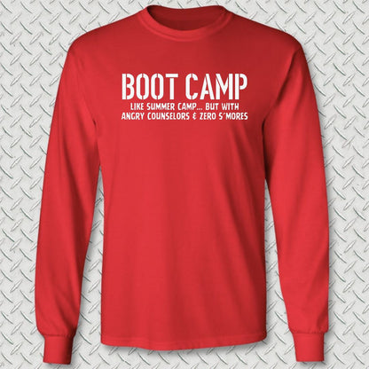 Boot Camp - Like Summer Camp Long Sleeve Tee - Red