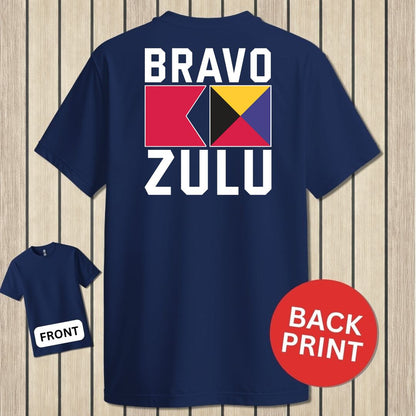 Bravo Zulu Signal Flags - Navy