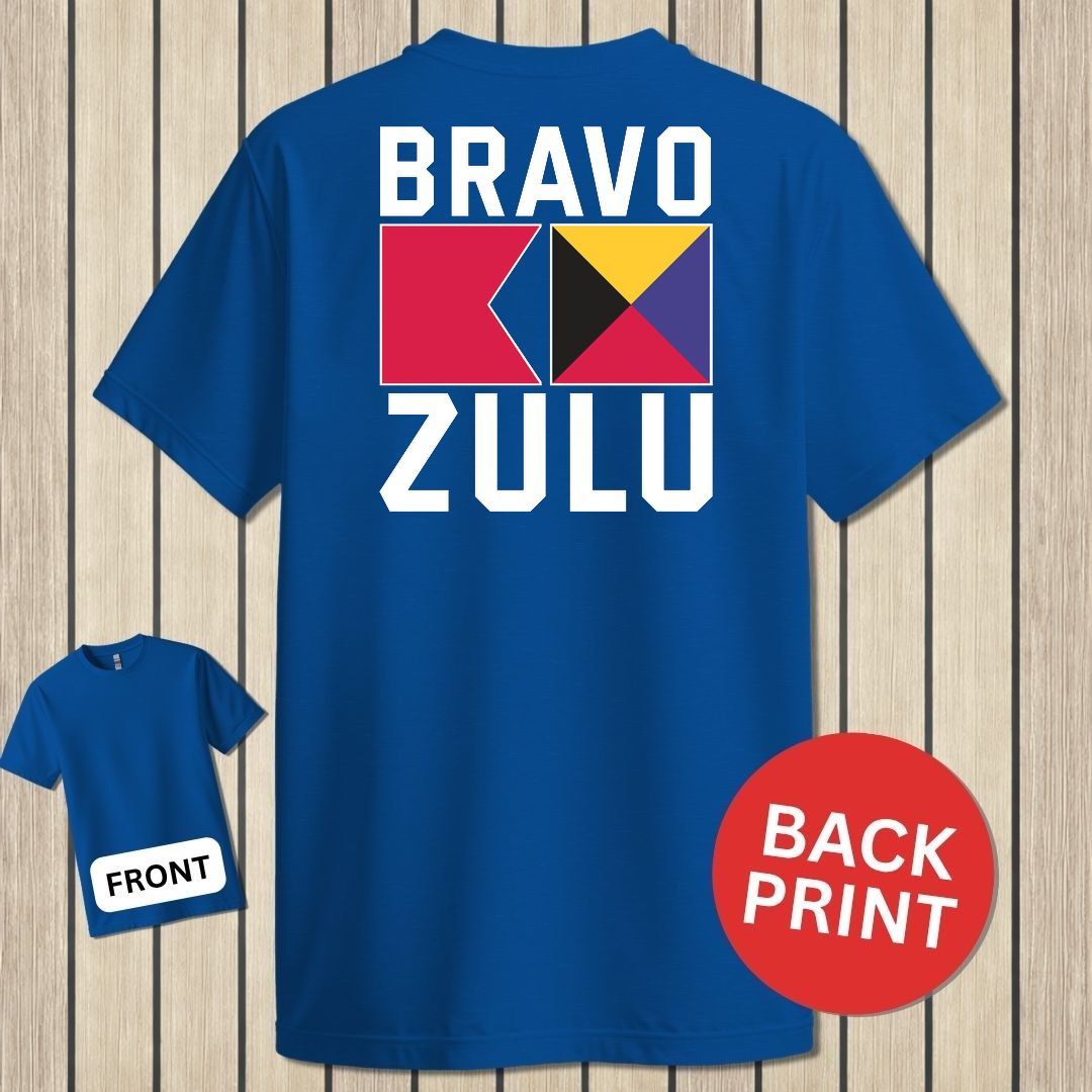 Bravo Zulu Signal Flags - Royal Blue