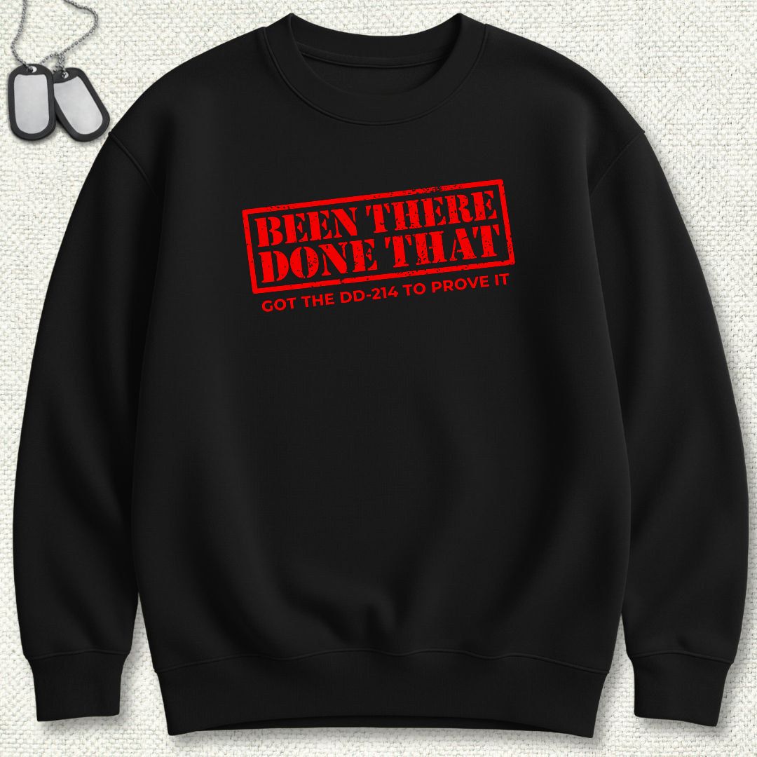BTDT - Got The DD-214 Sweatshirt - Black