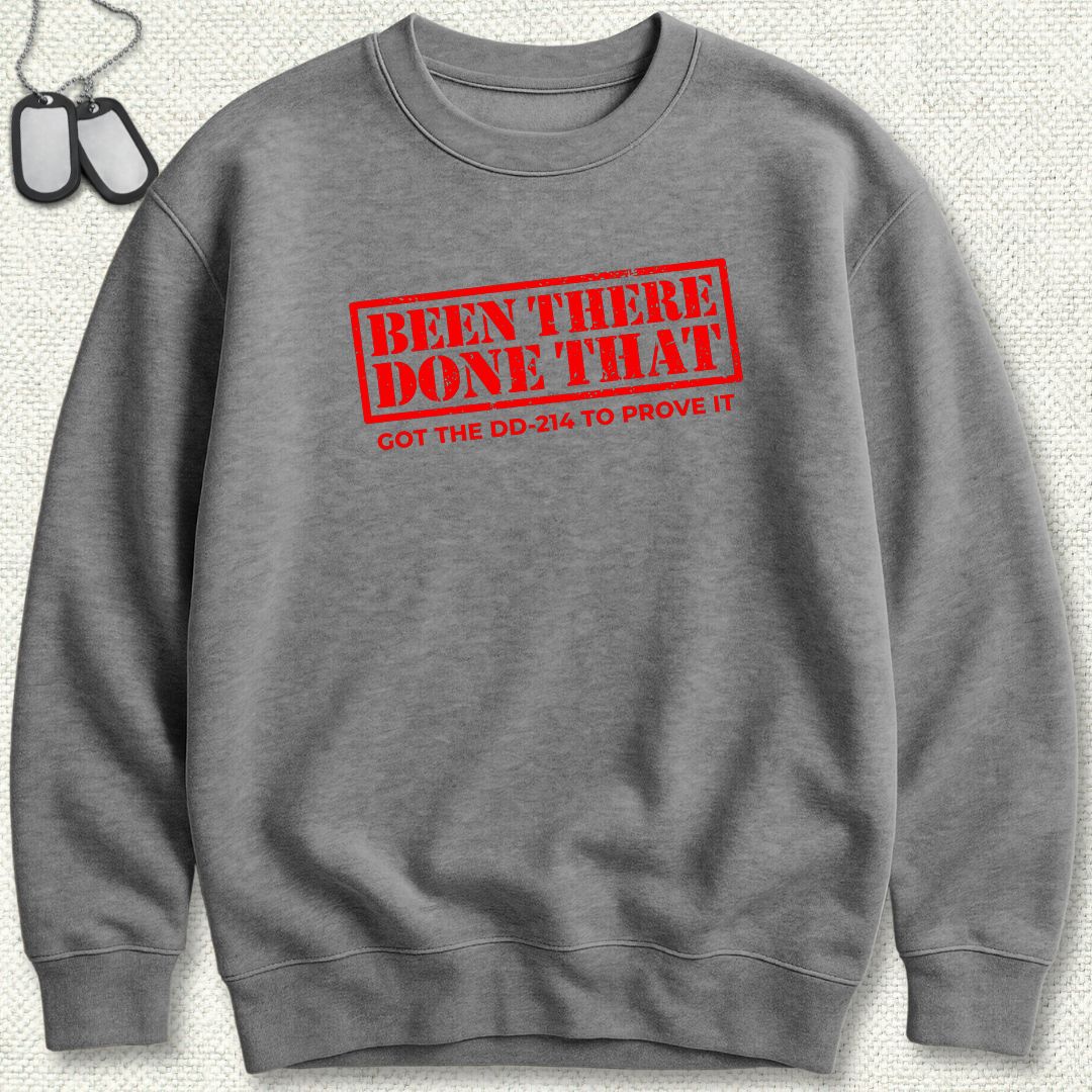 BTDT - Got The DD-214 Sweatshirt - Graphite Heather