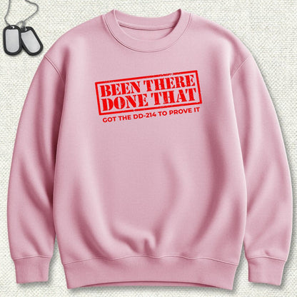 BTDT - Got The DD-214 Sweatshirt - Pink