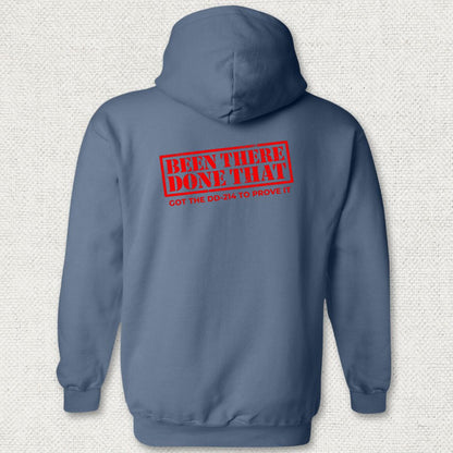 BTDT - Got The DD-214 Hoodie - Heather Navy