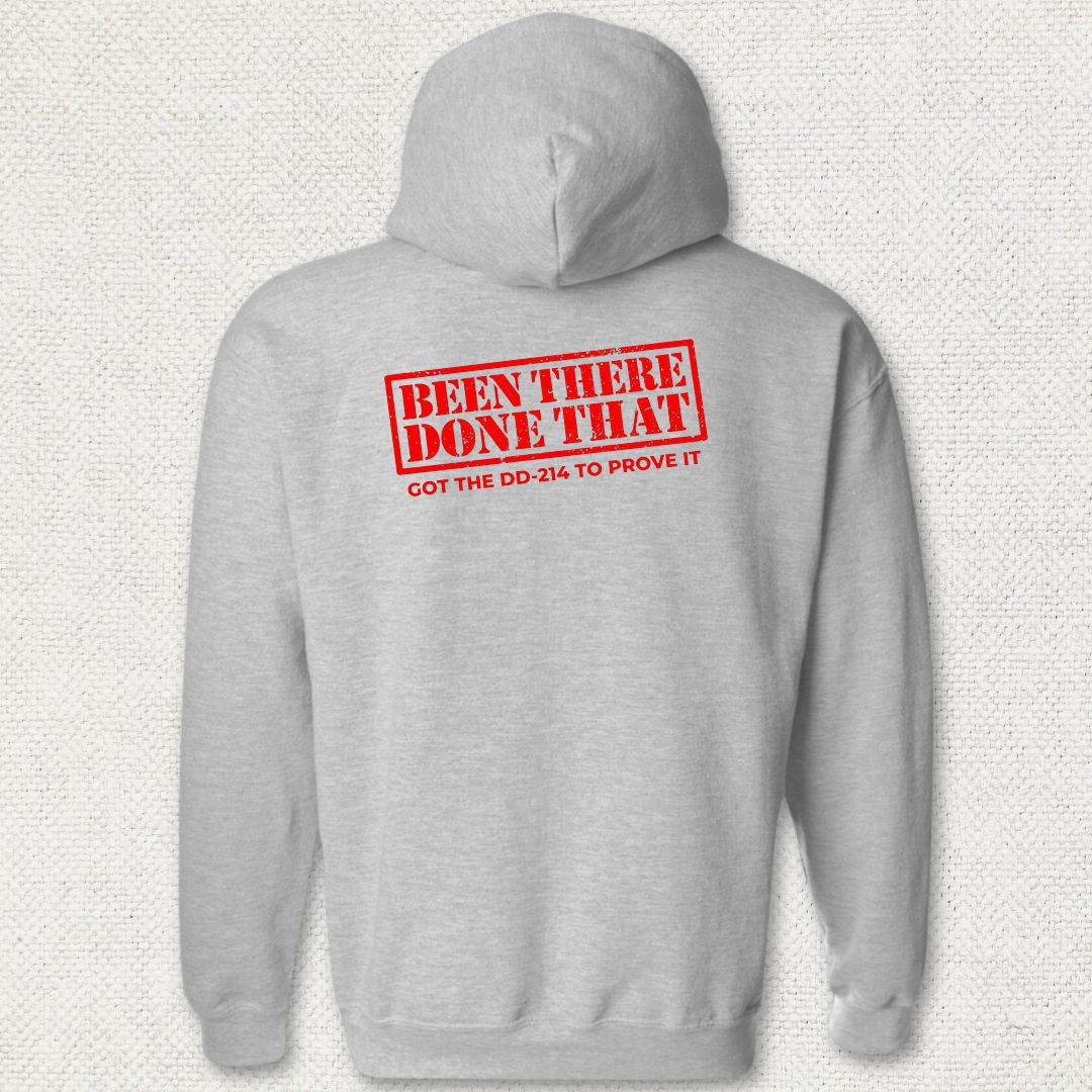 BTDT - Got The DD-214 Hoodie - Sport Grey