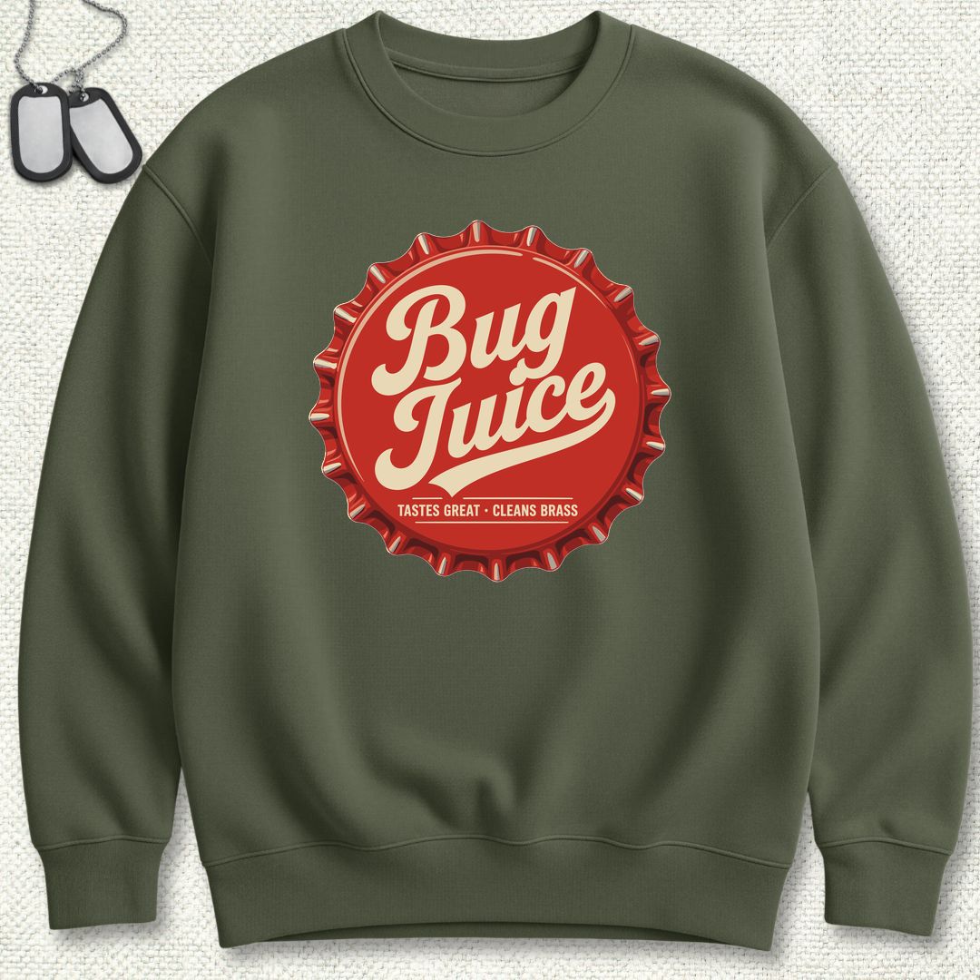 Bug Juice Bottle Cap Sweatshirt - Military Green