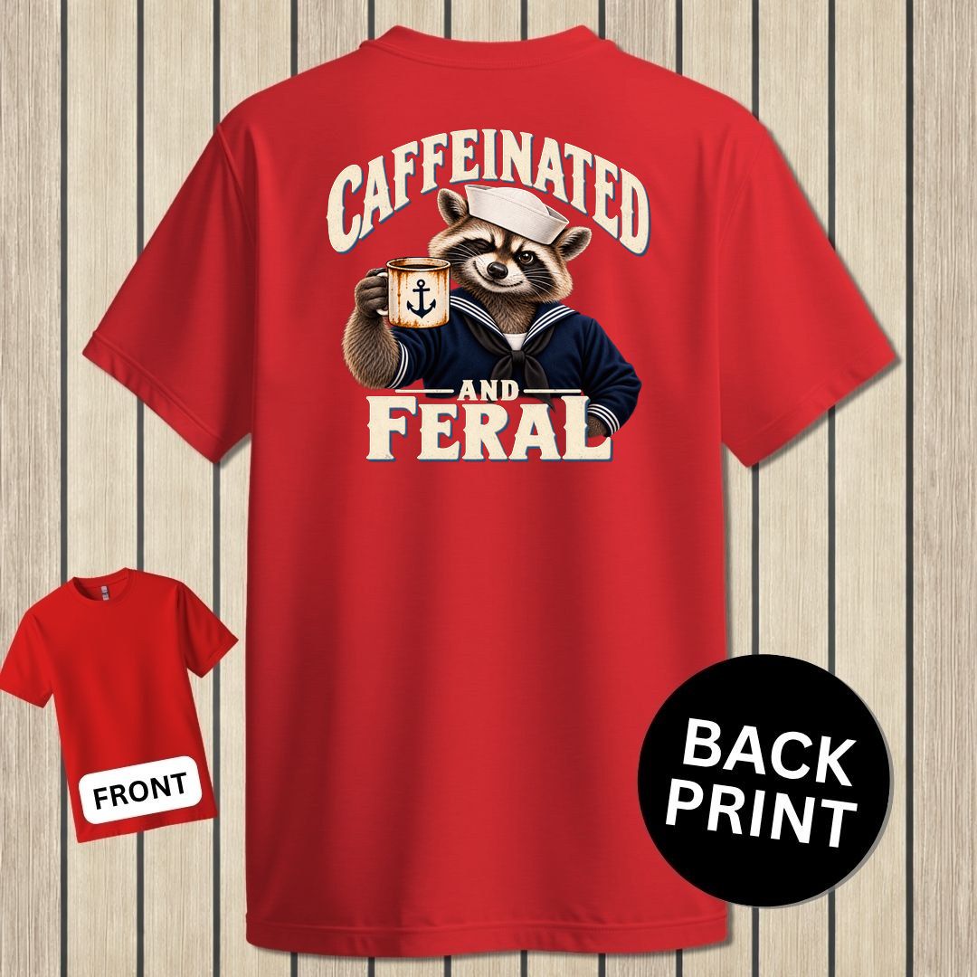 Caffeinated And Feral - Red