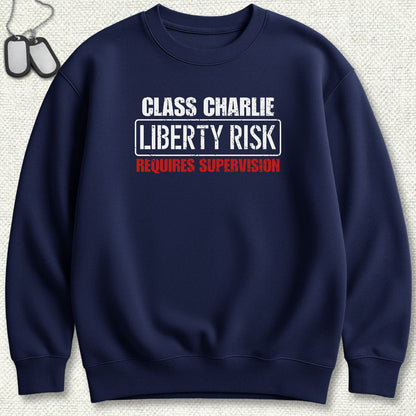 Class Charlie Liberty Risk Sweatshirt - Navy