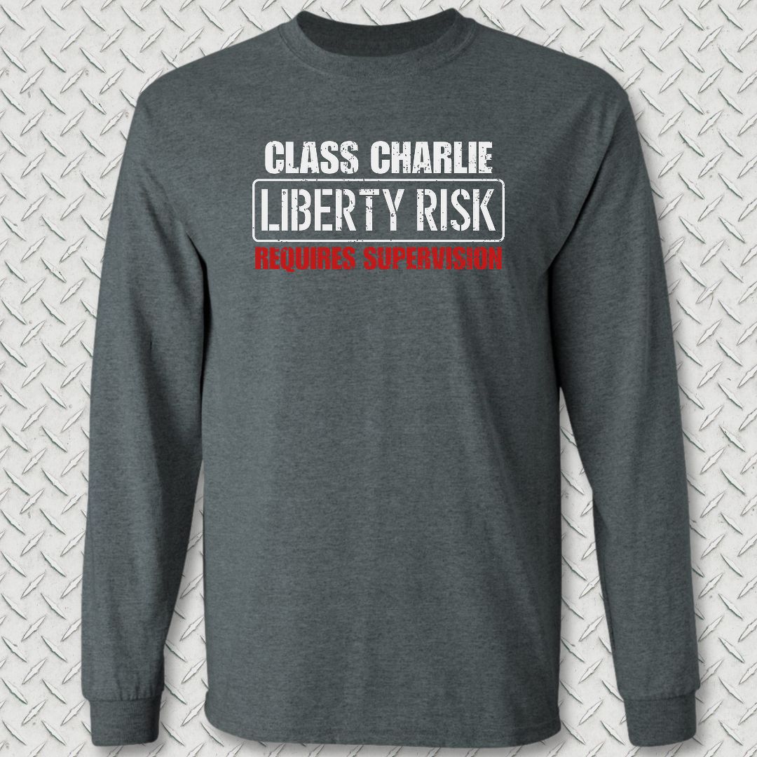 Class Charlie Liberty Risk Long Sleeve Tee - Dark Heather