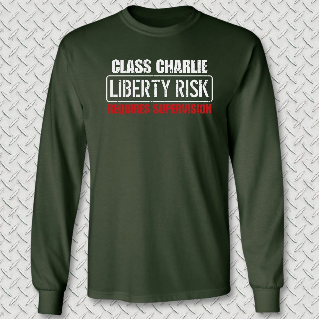Class Charlie Liberty Risk Long Sleeve Tee - Forest Green