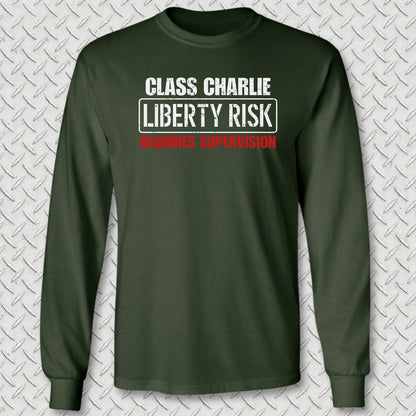 Class Charlie Liberty Risk Long Sleeve Tee - Forest Green