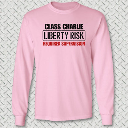 Class Charlie Liberty Risk Long Sleeve Tee - Pink