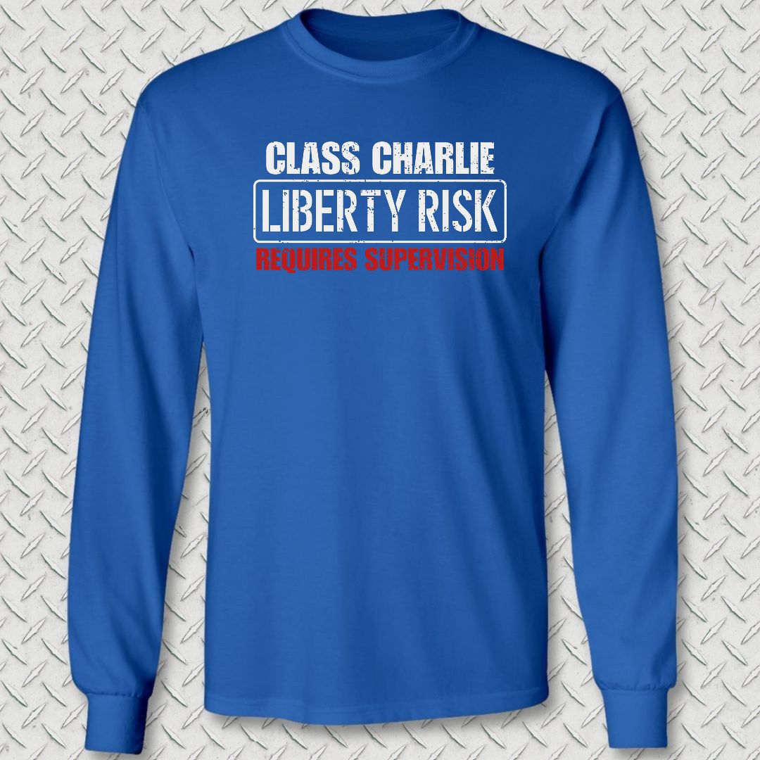 Class Charlie Liberty Risk Long Sleeve Tee - Royal Blue