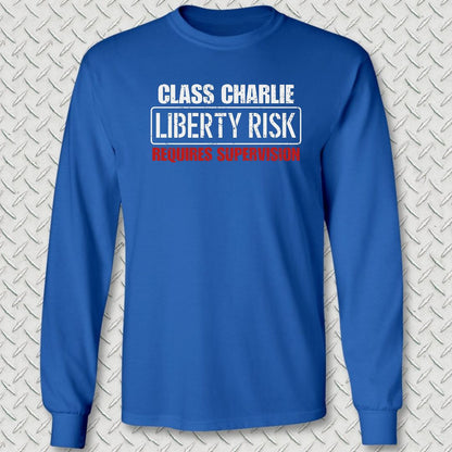 Class Charlie Liberty Risk Long Sleeve Tee - Royal Blue