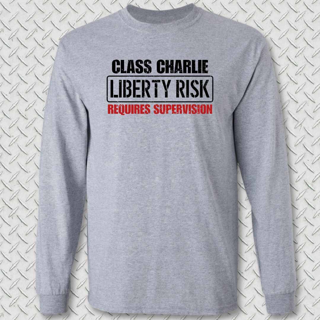 Class Charlie Liberty Risk Long Sleeve Tee - Sport Grey