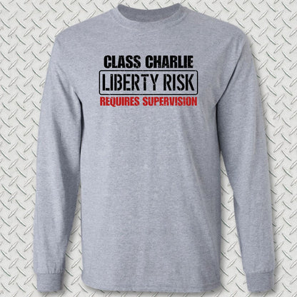 Class Charlie Liberty Risk Long Sleeve Tee - Sport Grey
