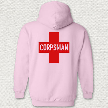 Corpsman Cross Hoodie - Pink